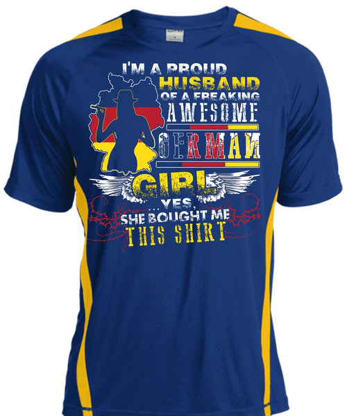 I'm A Proud Husband T Shirt, German Girl T Shirt, Cool Shirt