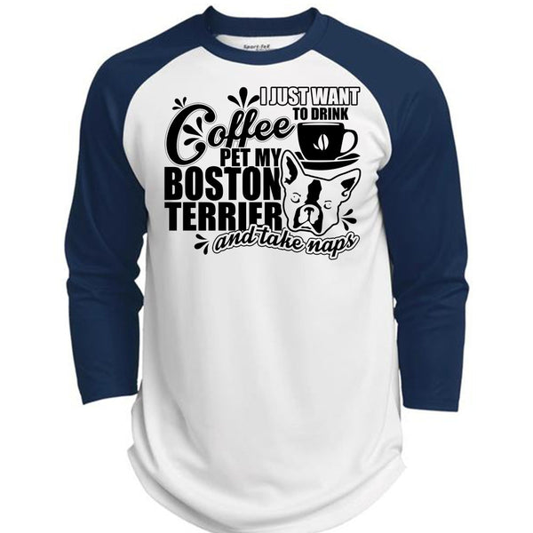 I Just Want To Drink Coffee T Shirt, I Love My Dog T Shirt, Awesome T-Shirts  (Polyester Game Baseball Jersey)