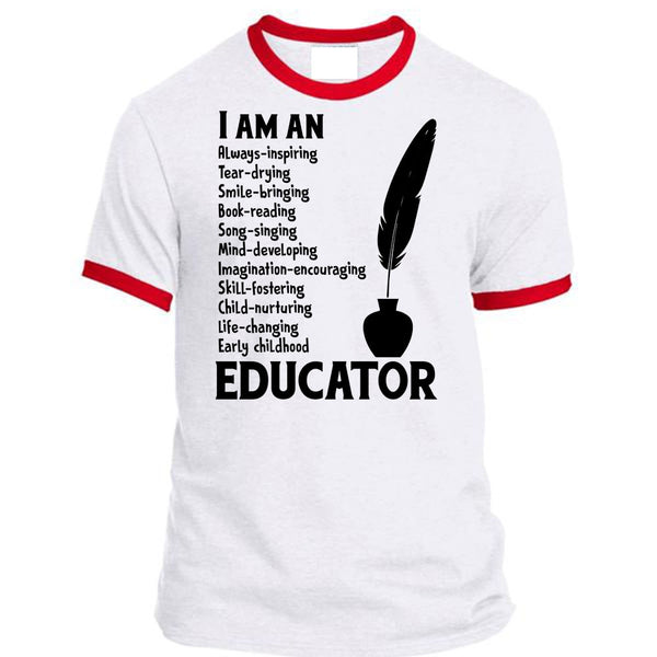 I Am An Educator T Shirt, I Love Teacher T Shirt, Career T Shirt