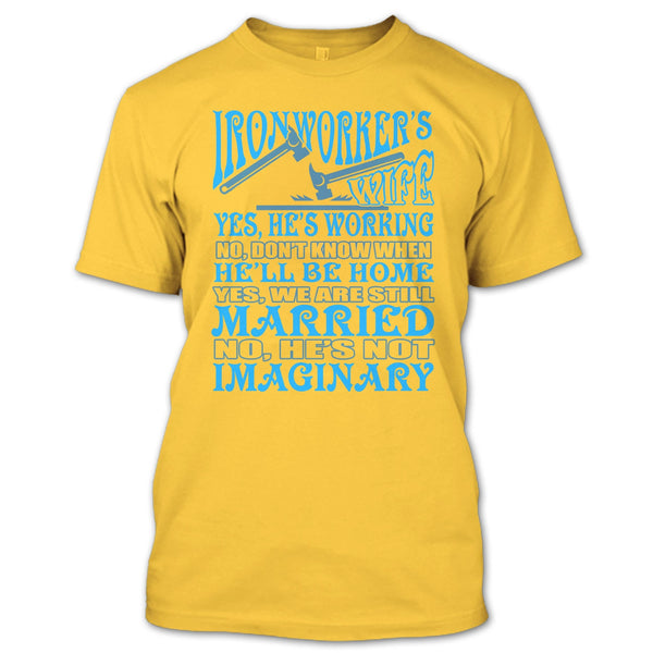 Ironworker's Wife T Shirt, Coolest Ironworker's Wife T Shirt