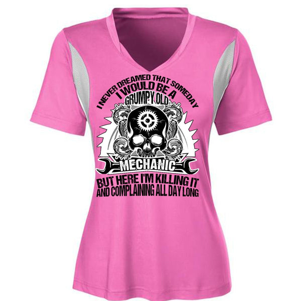 Grumpy Old Mechanic T Shirt, I Love Mechanic T Shirt, Awesome T-Shirts