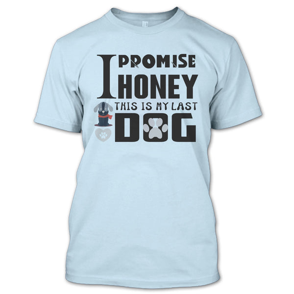 A black t-shirt with the shopify logo