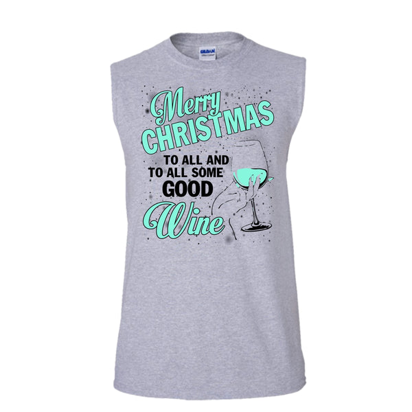 Merry Christmas To All T Shirt, Merry Christmas Gift T Shirt, Awesome t-shirts (Men's Cotton Sleeveless)