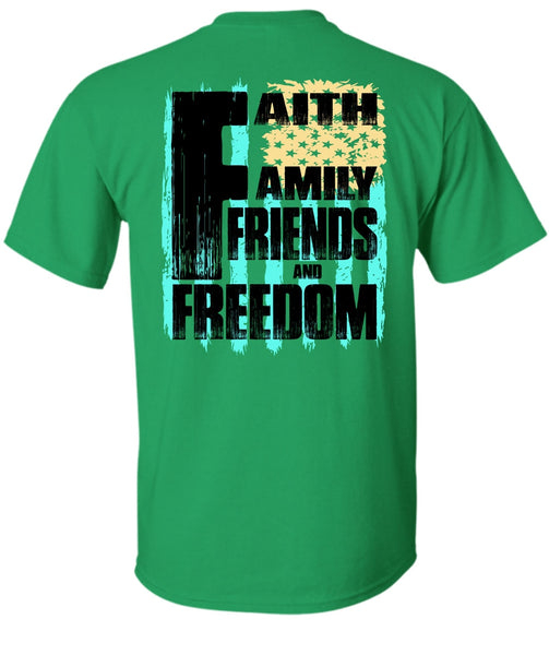 Faith Family Friends And Freedom T Shirt, I Love Veteran T Shirt