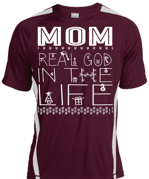 Mom Real God In The Life T Shirt, This Girl Loves Christmas T Shirt, Cool Shirt