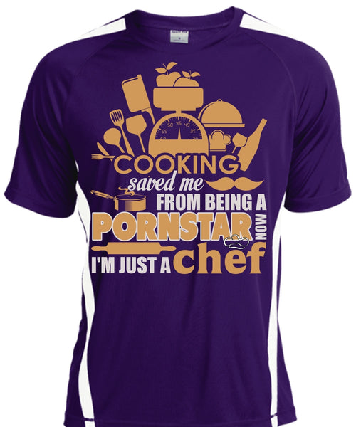 Cooking Saved Me T Shirt, I'm Just A Chef T Shirt, Cool Shirt