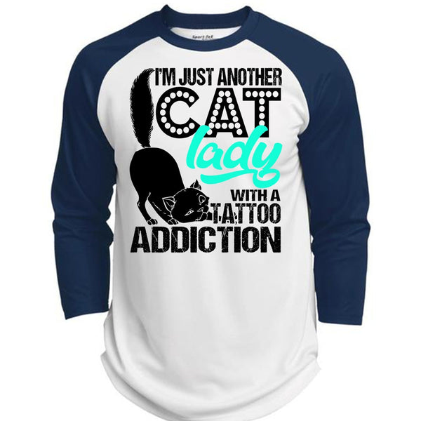 I'm Just Another Cat Lady T Shirt, I Love Cat T Shirt, Awesome T-Shirts  (Polyester Game Baseball Jersey)