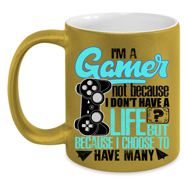 Best Gift For My Son Coffee Mug, I'm A Gamer Accent Mug
