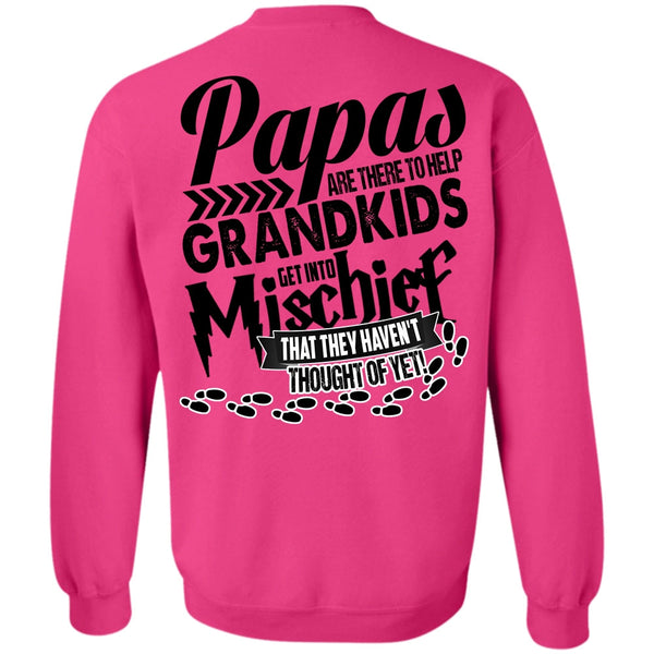 I Love Papa T Shirt, Papas Are There To Help Grandkids Sweatshirt