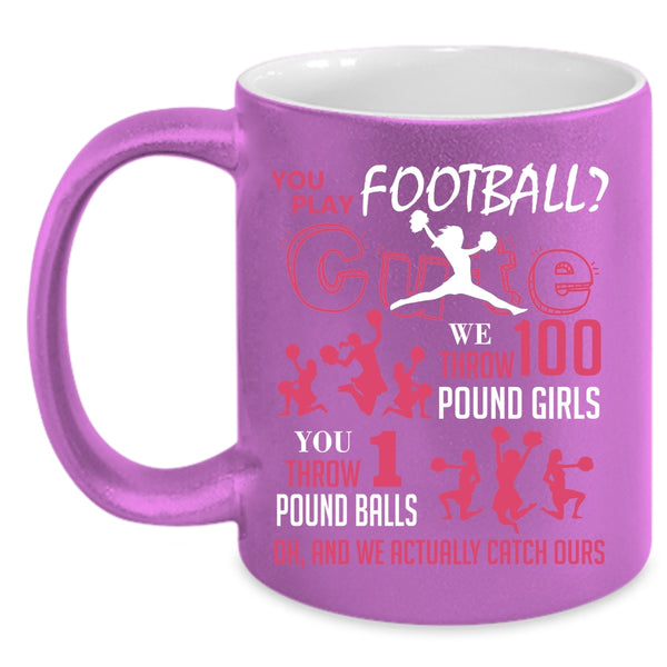 You Play Football Coffee Mug, Cute Football Player Coffee Cup