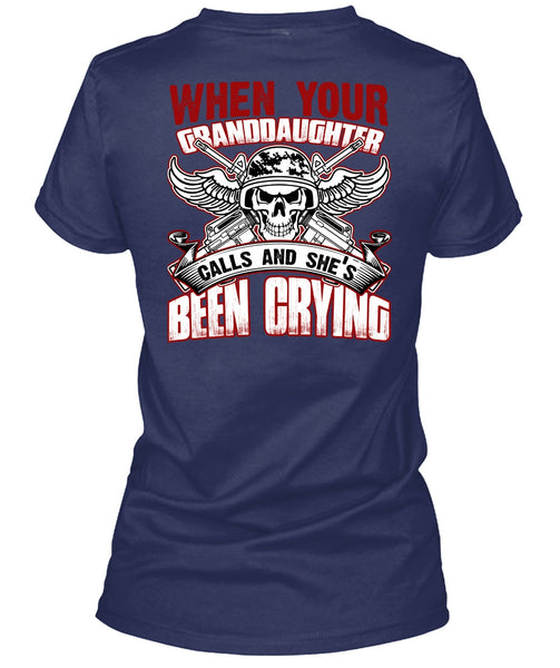 When Your Granddaughter Calls T Shirt, I Love Grandkid T Shirt