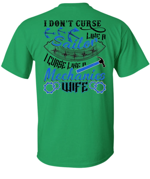 I Don't Curse Like A Sailor T Shirt, I Love Wife T Shirt