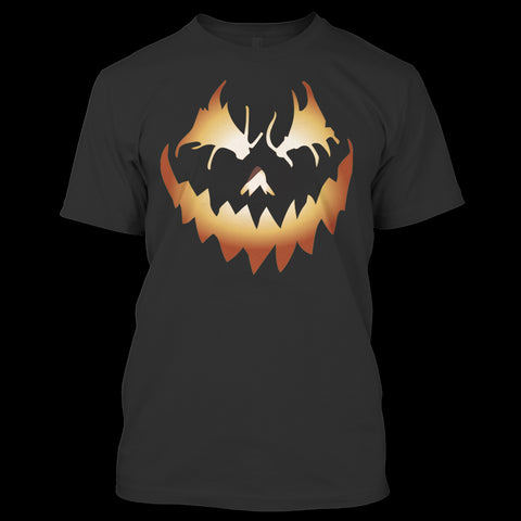 A black t-shirt with the shopify logo