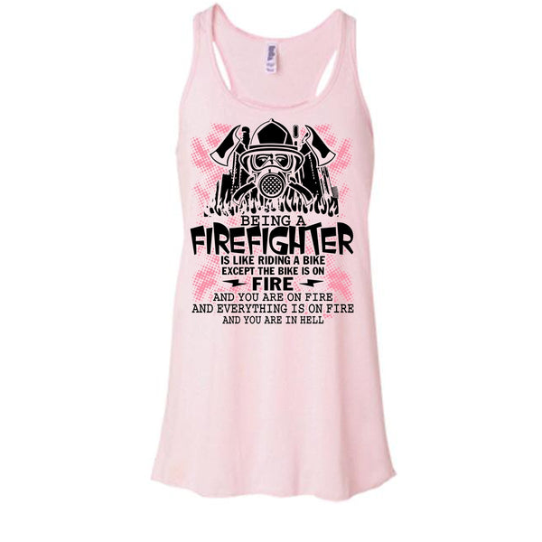 Being A Firefighter Is Like Riding A Bike T Shirt, I Am A Firefighter T Shirt, Awesome t-shirts
