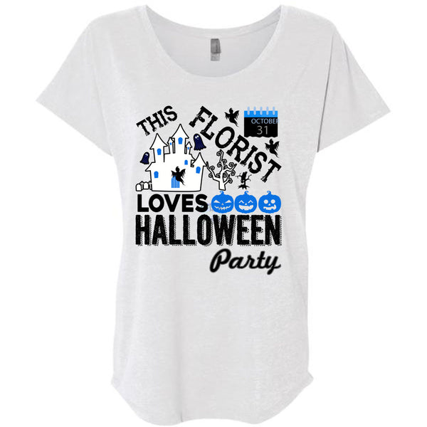 This Florist Loves Halloween Party T Shirt, Being A Florist T Shirt, Awesome T-Shirts