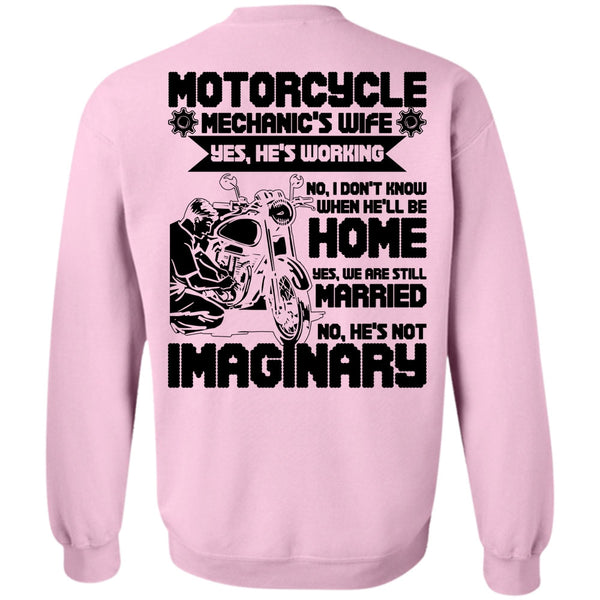 I Love Mechanic T Shirt, Motorcycle Mechanic's Wife Sweatshirt