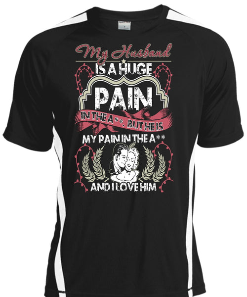 A black t-shirt with the shopify logo