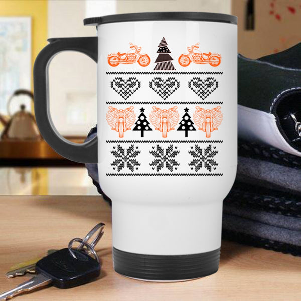 Christmas Family Vacation  Travel Mug, Awesome Biker Mug