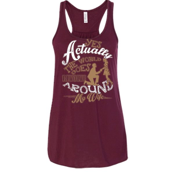 Revolve Around My Wife T Shirt, I Love My Wife Tank Top