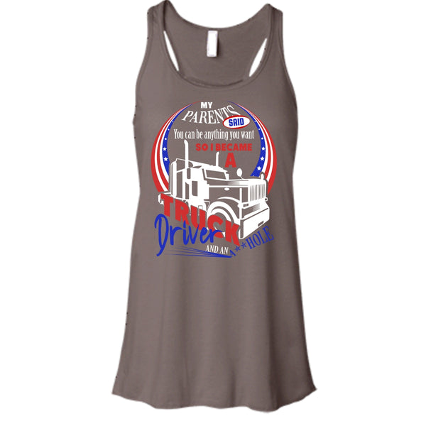 I Became A Truck Driver T Shirt, Gift For Son Tank Top