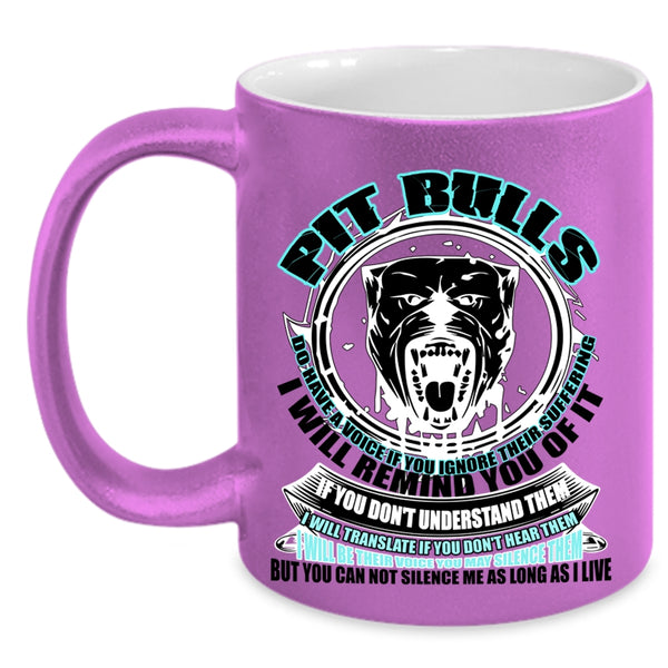Cool Gift For Pitbull Owner Coffee Mug, Pit Bulls Accent Mug