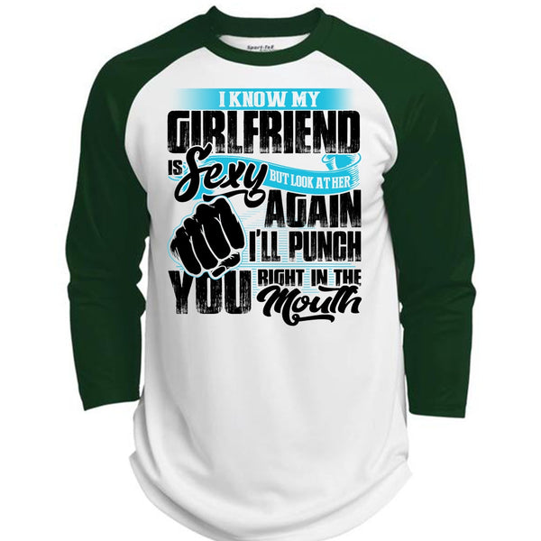 I Know Girfriend T Shirt, I Love My Wife T Shirt, Awesome T-Shirts  (Polyester Game Baseball Jersey)