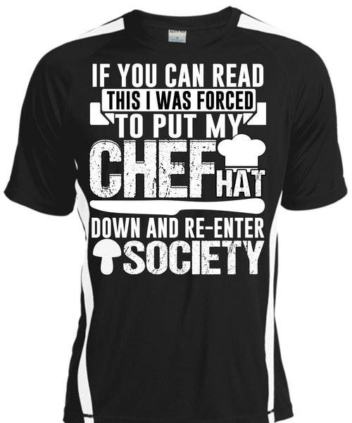 A black t-shirt with the shopify logo