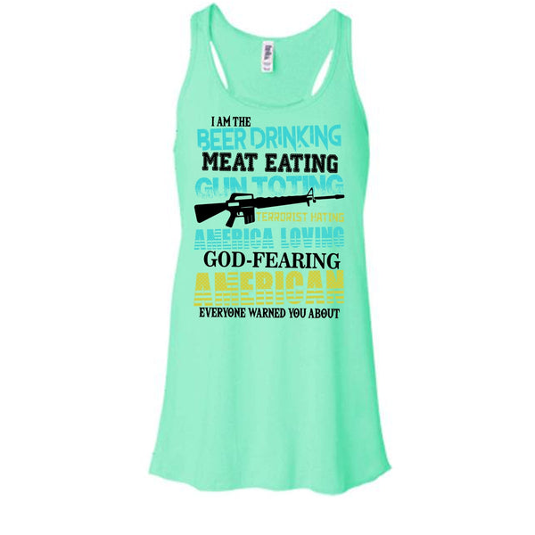 I'm The Beer Drinking T Shirt, God Fearing American Tank Top