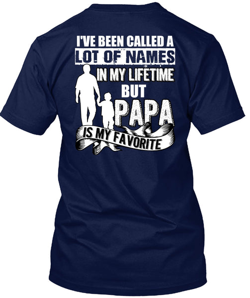 Papa Is My Favorite T Shirt, Being A Dad T Shirt