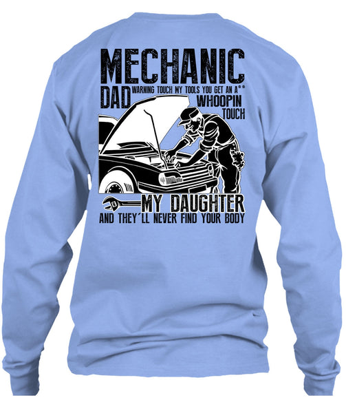 Mechanic Dad T Shirt, I Love Mechanic T Shirt