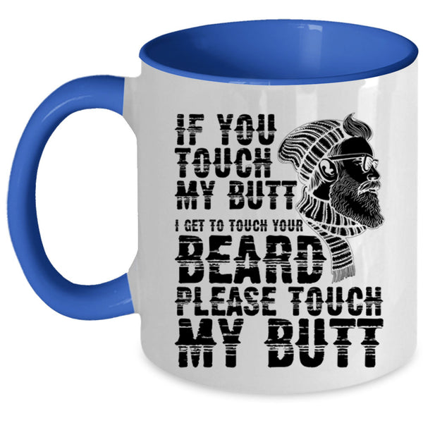 Funny Gift For My Daddy Coffee Mug, Funny Bearded Men Accent Mug