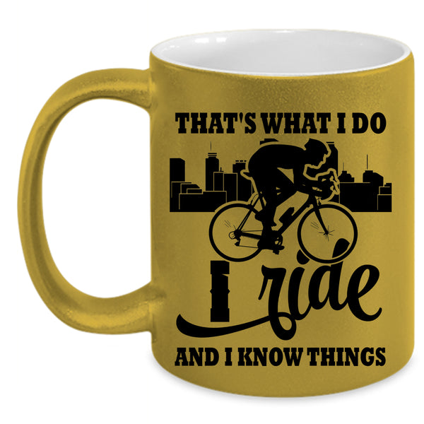 I Love Riding Coffee Mug, I Ride Accent Mug