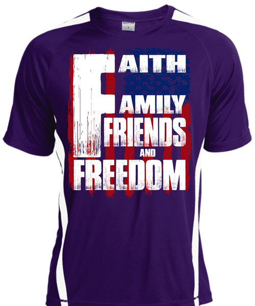 Faith Family Friends And Freedom T Shirt, Being A Veteran T Shirt, Cool Shirt