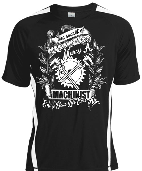 A black t-shirt with the shopify logo