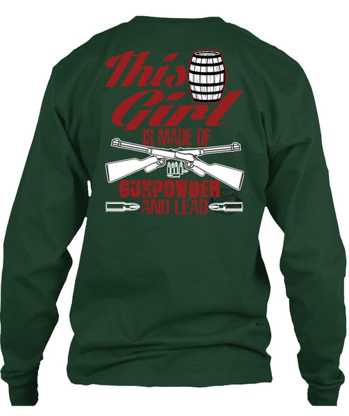 This Girl Is Made Of Gunpowder T Shirt, Being A Veteran T Shirt