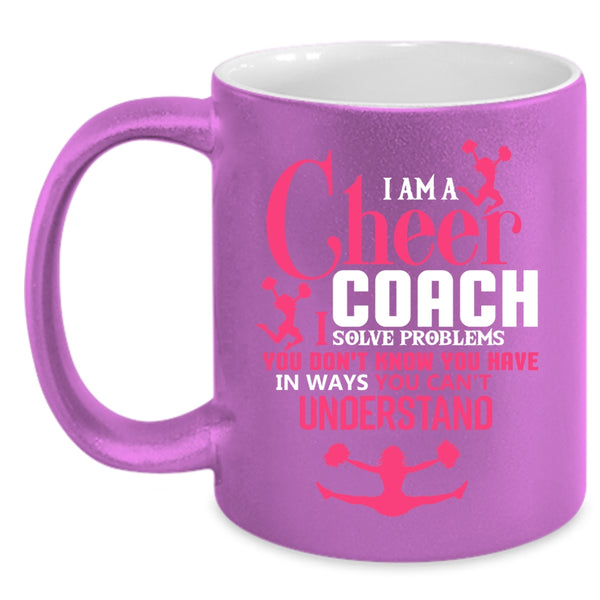 I Am A Cheer Coach Coffee Mug, Awesome Cheer Coach Coffee Cup