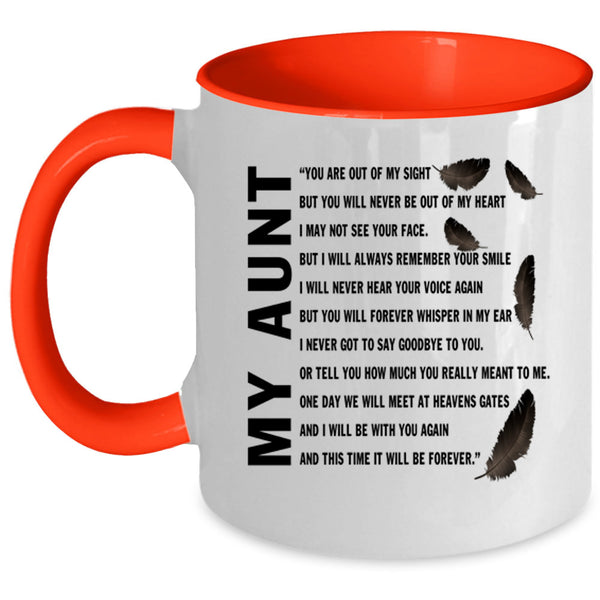 Cool Gift For My Aunt Coffee Mug, My Aunt Accent Mug