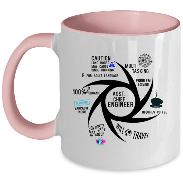 Awesome Engineers Coffee Mug, Asst Chief Engineer Accent Mug