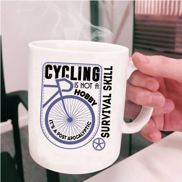 I Love Cycling Coffee Mug, Cycling Cup