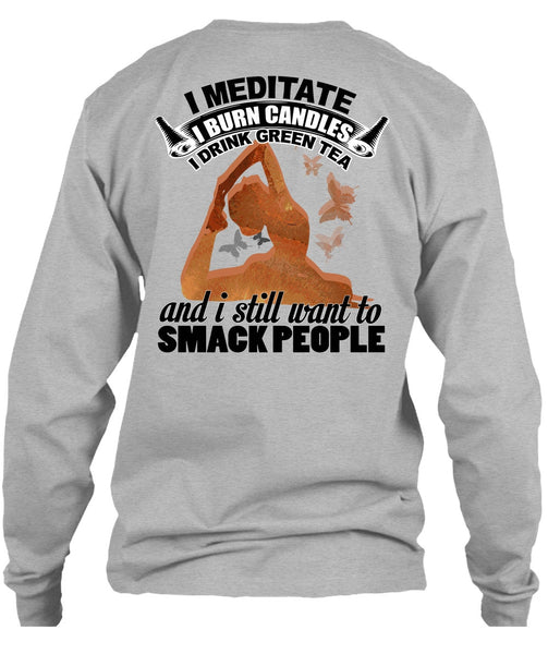 I Meditate T Shirt, I Love Yoga T Shirt