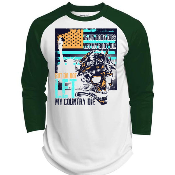 Do Not Let My Country T Shirt, I Love Veteran T Shirt, Awesome T-Shirts  (Polyester Game Baseball Jersey)