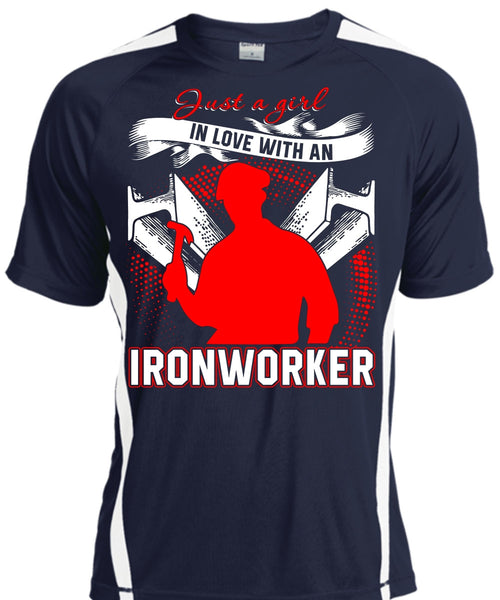 Just A Girl In Love With An Ironworker T Shirt, Being An Ironworker T Shirt, Cool Shirt