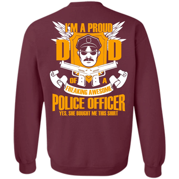 Freaking Awesome Police Officer T Shirt, I Love Police Sweatshirt
