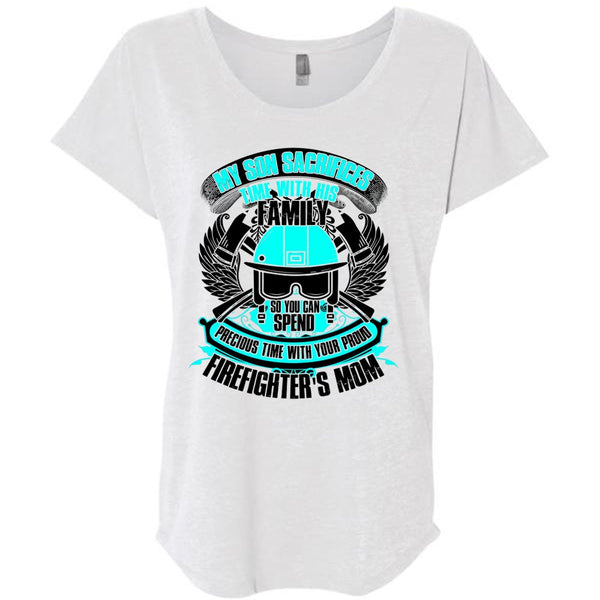 My Son Sacrifices Time T Shirt, I Love Firefighter T Shirt, Awesome T-Shirts