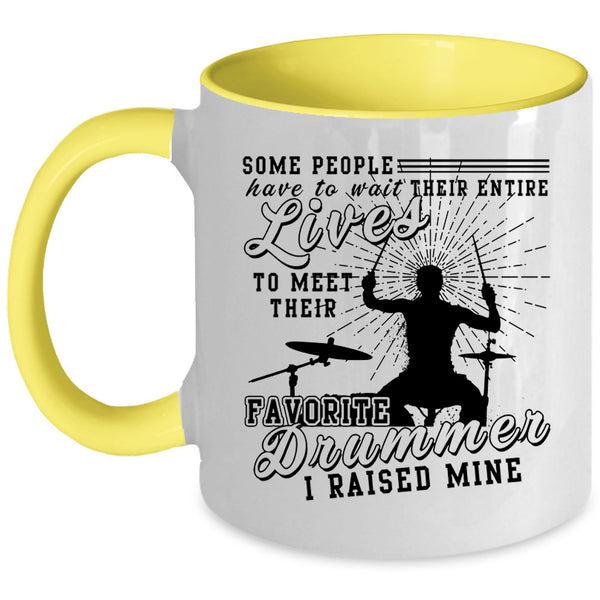 Being A Drummer Coffee Mug, Their Favorite Drummer Accent Mug