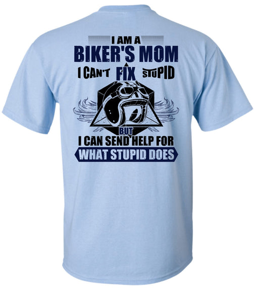 I Am A Biker's Mom T Shirt, I Love Biking T Shirt