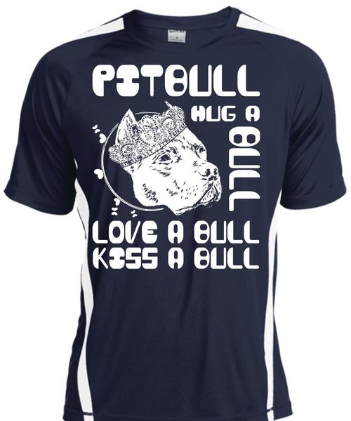 Pit Bull Hug A Bull T Shirt, Love A Bull T Shirt, Cool Shirt