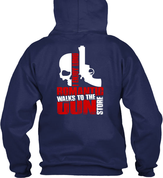 Walks To The Gun Store T Shirt, I Love Gun T Shirt