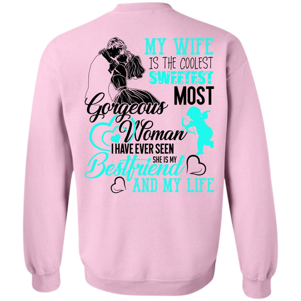 I Love Husband T Shirt, My Wife Is The Coolest Sweatshirt