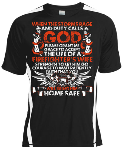 A black t-shirt with the shopify logo